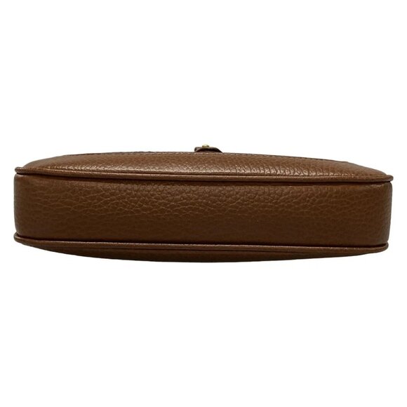 GUCCI Jackie 1961 mini bag Navy Brown Denim Leather Handbag - Picture 5 of 16